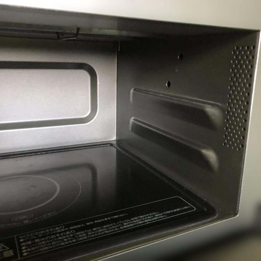 スチームオーブンレンジ　2021年製　アイリスオーヤマ　黒　MO-F1808-B