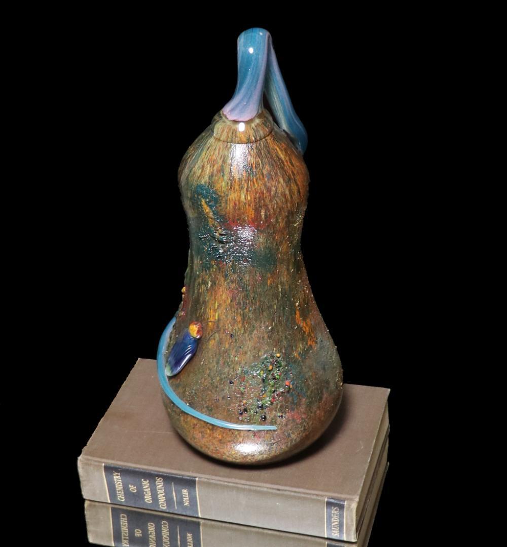 ドーム・ナンシー 瓢箪フォルム 昆虫意匠コロシント 特大置物 36cm2.2kg