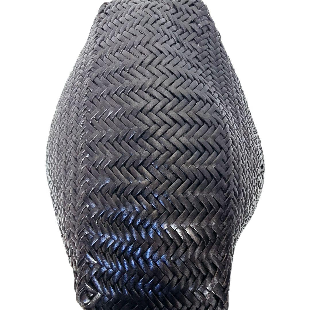 dragon diffusion レザー 編み込み カゴバッグ 大容量 トート