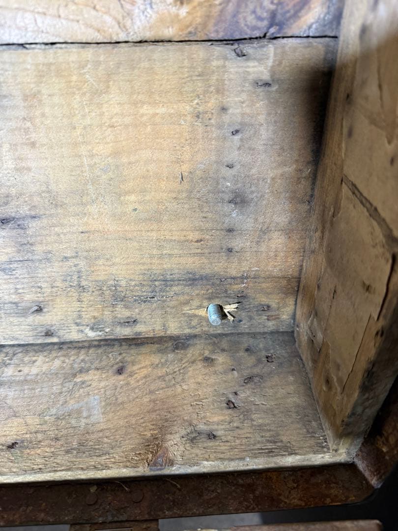 1880s EAGLE LOCK CO 米国製船旅トランク 希少140年物