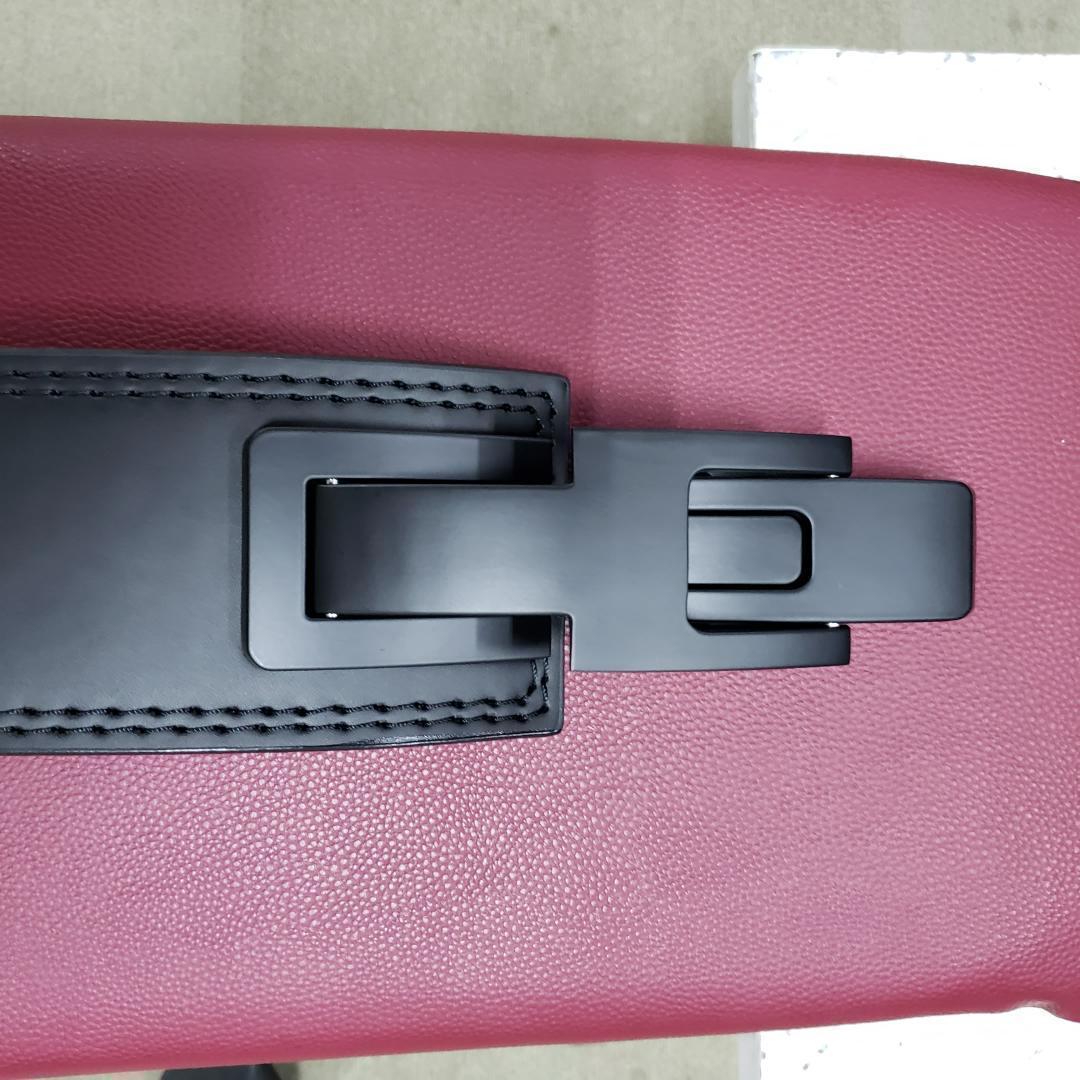 レバーアクションベルト 可変式パワーベルト オールブラック 10ｍｍ Mサイズ