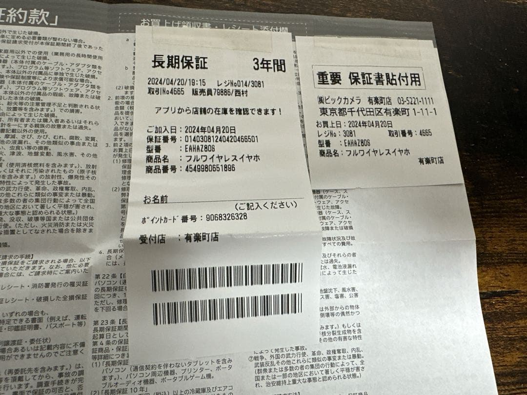 ワイヤレスイヤホン Technics AZ-80 シルバー