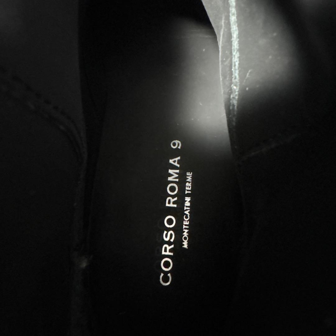 ✨美品✨コルソローマノーヴェ ロングブーツ【38】ブラック バックジップ