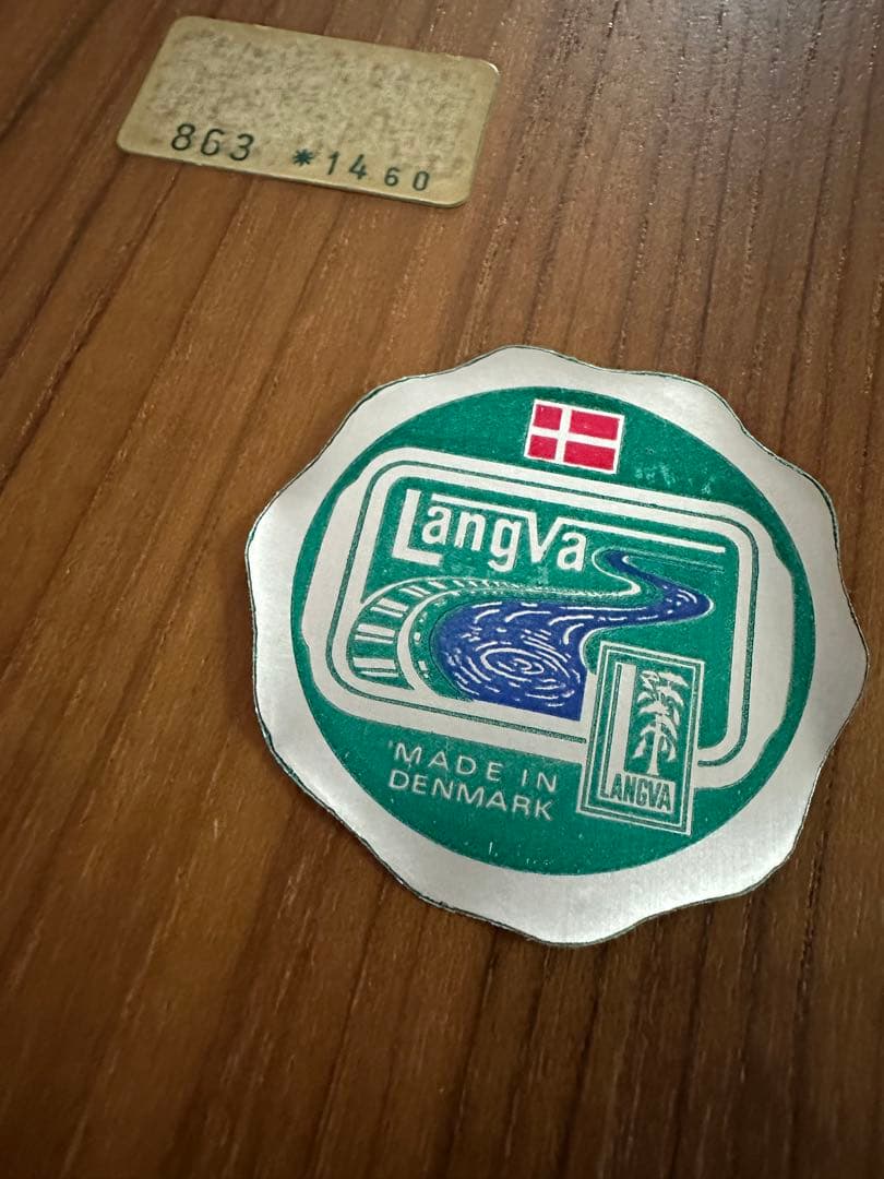 北欧vintage Langva 木製プレート 2枚セット