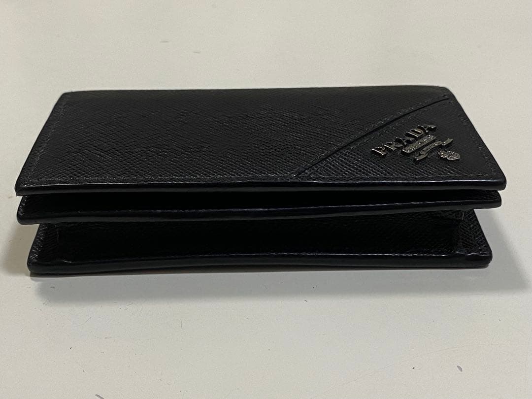 【最終値下】PRADA 名刺入れ メンズ サフィアーノレザー カードホルダー