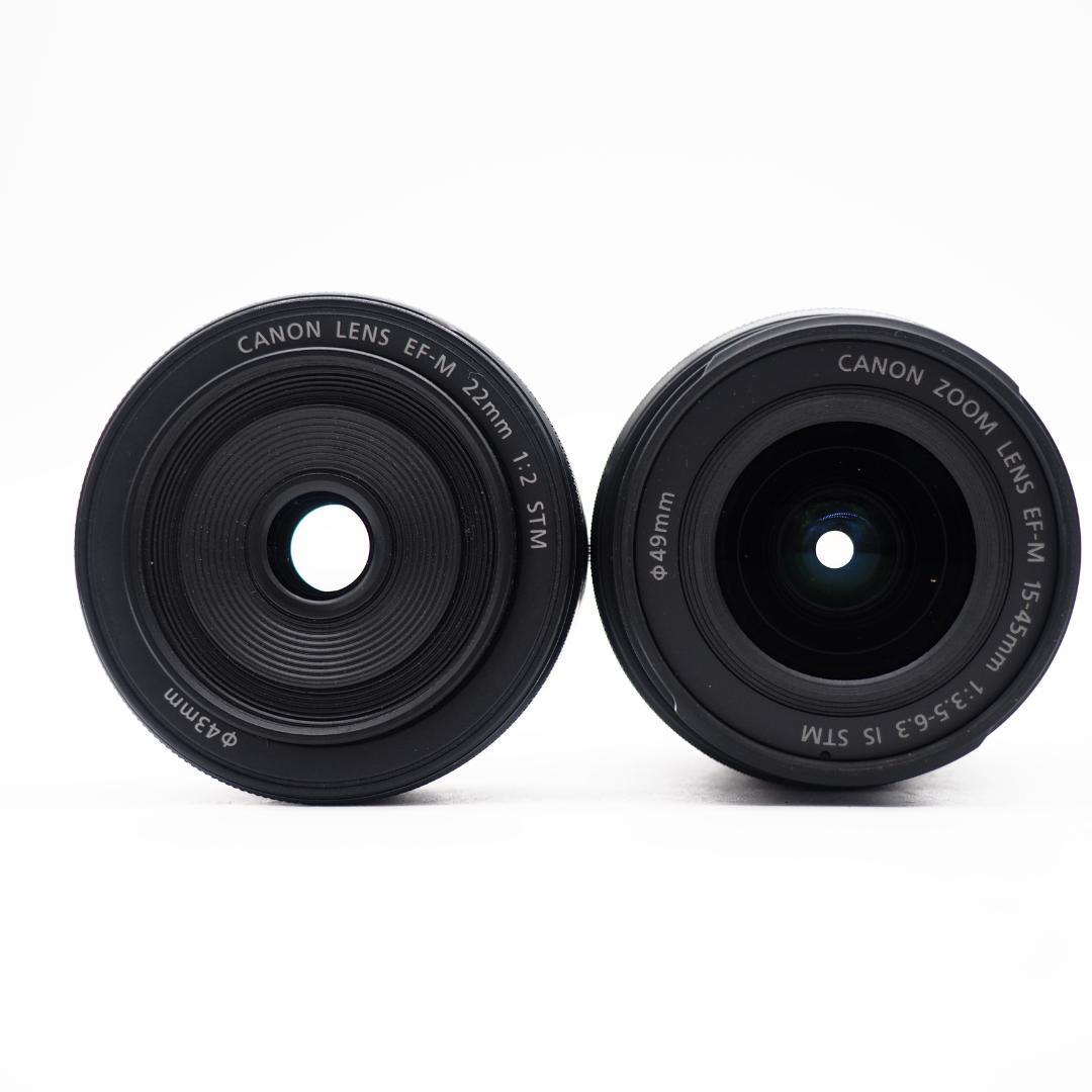 Canon Eos Kiss M ダブルレンズセット　ブラック
