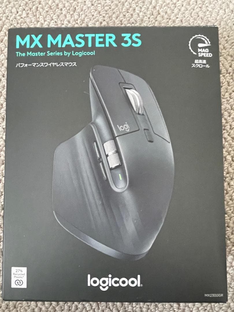 【ほぼ新品】Logicool MX MASTER 3S ワイヤレスマウス＋ケース