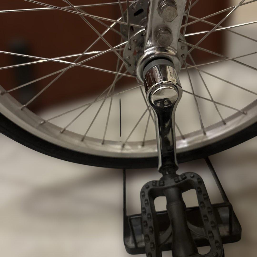 BRIDGESTONE 一輪車 20インチ 青　スピンズ