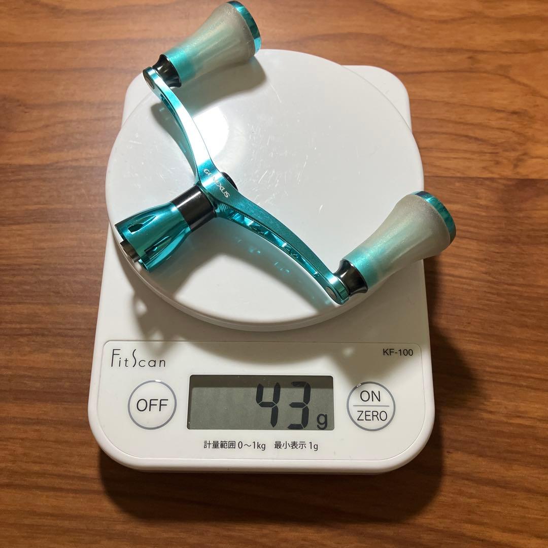 美品　ゴメクサス　エメラルダスカラー　ダブルハンドル　ダイワ専用スタンド