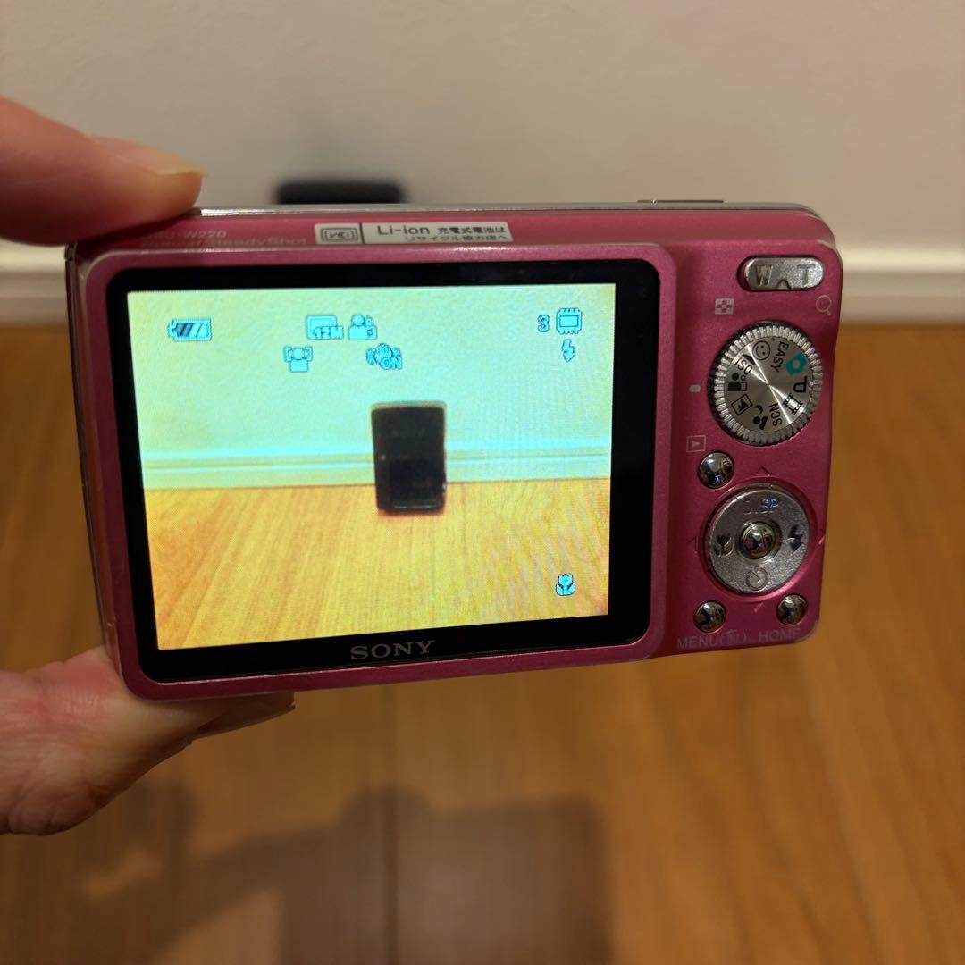 SONY Cyber-shot DSC-W220 ピンク コンパクトデジカメ
