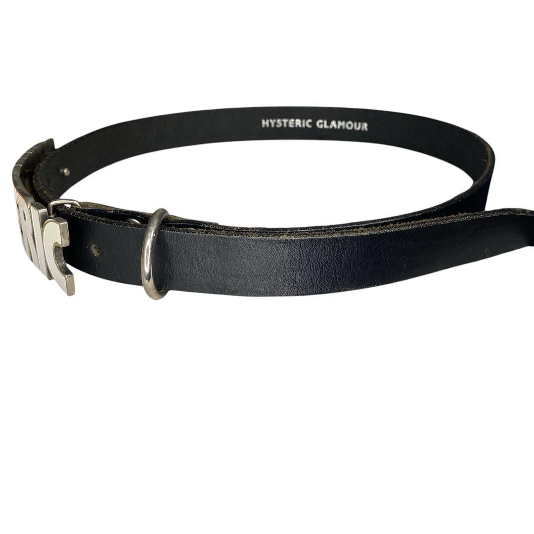 【希少ヴィンテージ】ヒステリックグラマー　メタルワイドバックル　レザーベルト