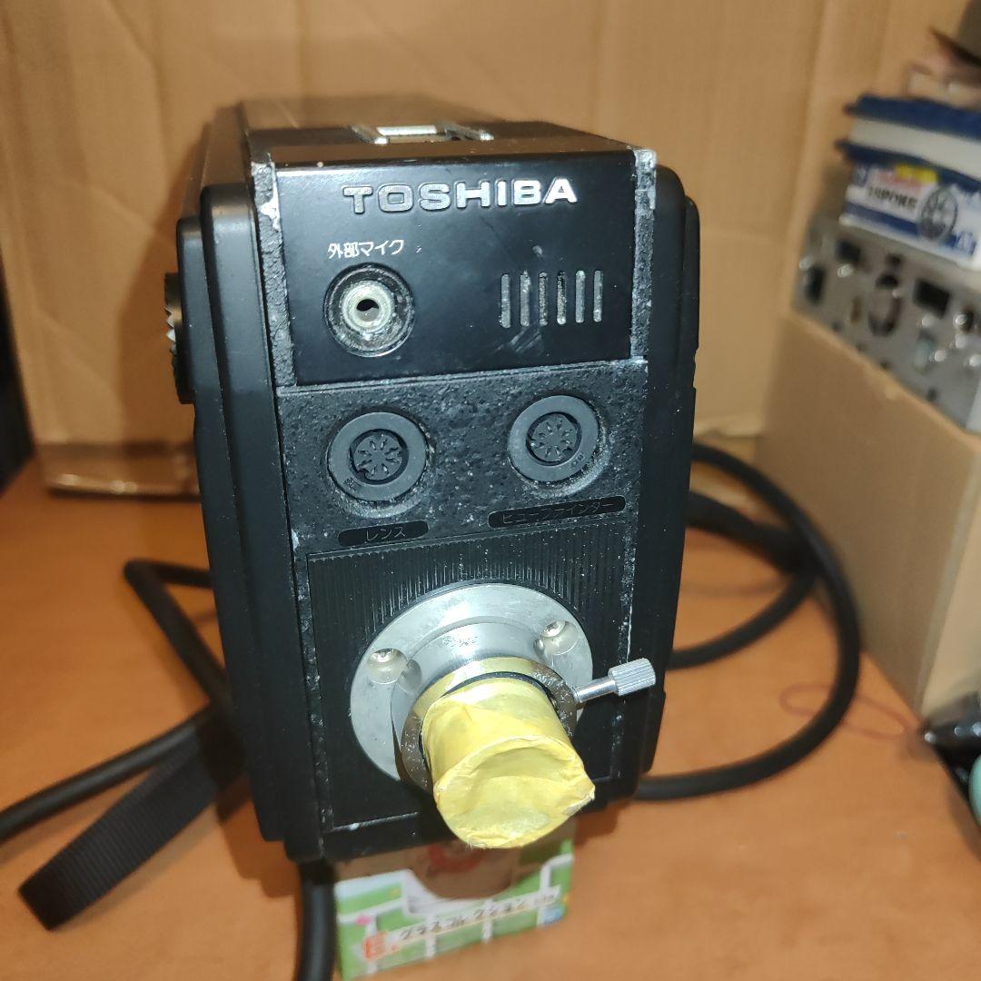 【昭和レトロ】 動作OK 顕微鏡ビデオカメラ 東芝 IK-2300 レンズ付