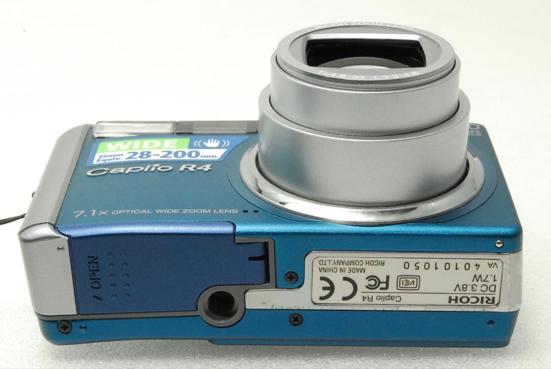 RICOH Caplio R4❤️スマホ転送 ブルー 動作確認済 リコー コンデジ