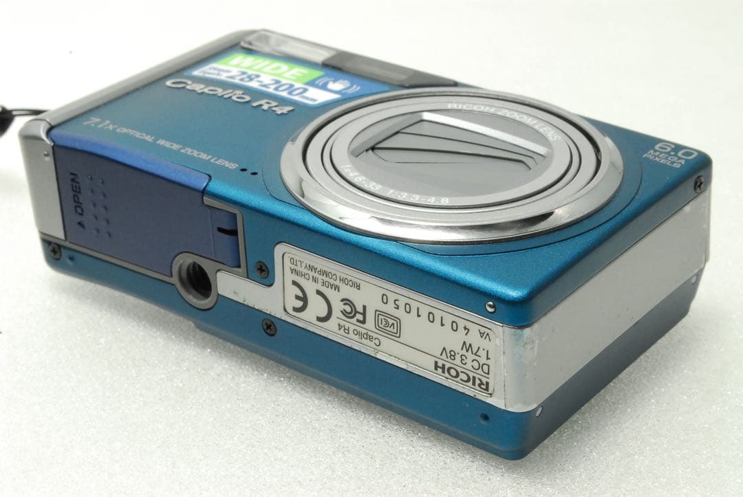 RICOH Caplio R4❤️スマホ転送 ブルー 動作確認済 リコー コンデジ