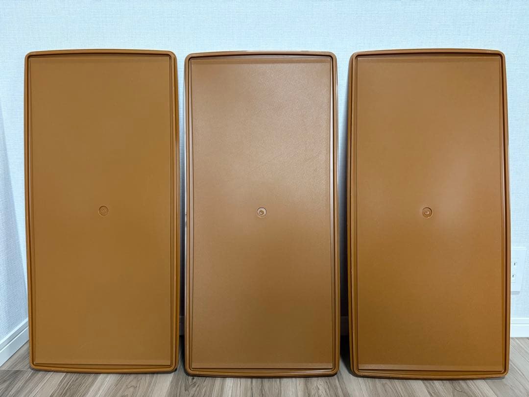 美品❕Tupperwareタッパーウェア ロングスーパーケース3個セット