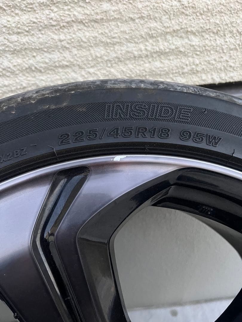 4本セット　ホンダ　ジェイド後期　18インチ　純正ホイール