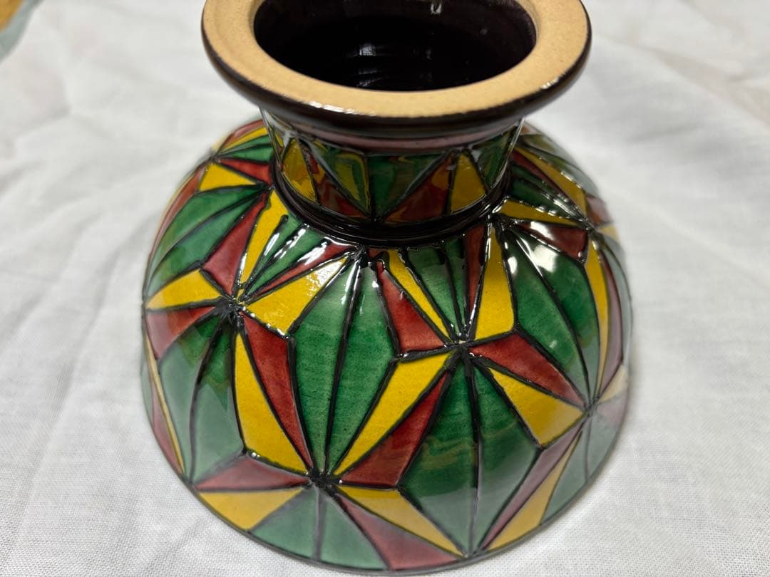 茶道具 茶碗 クリスマス 聖杯 ステンドグラス