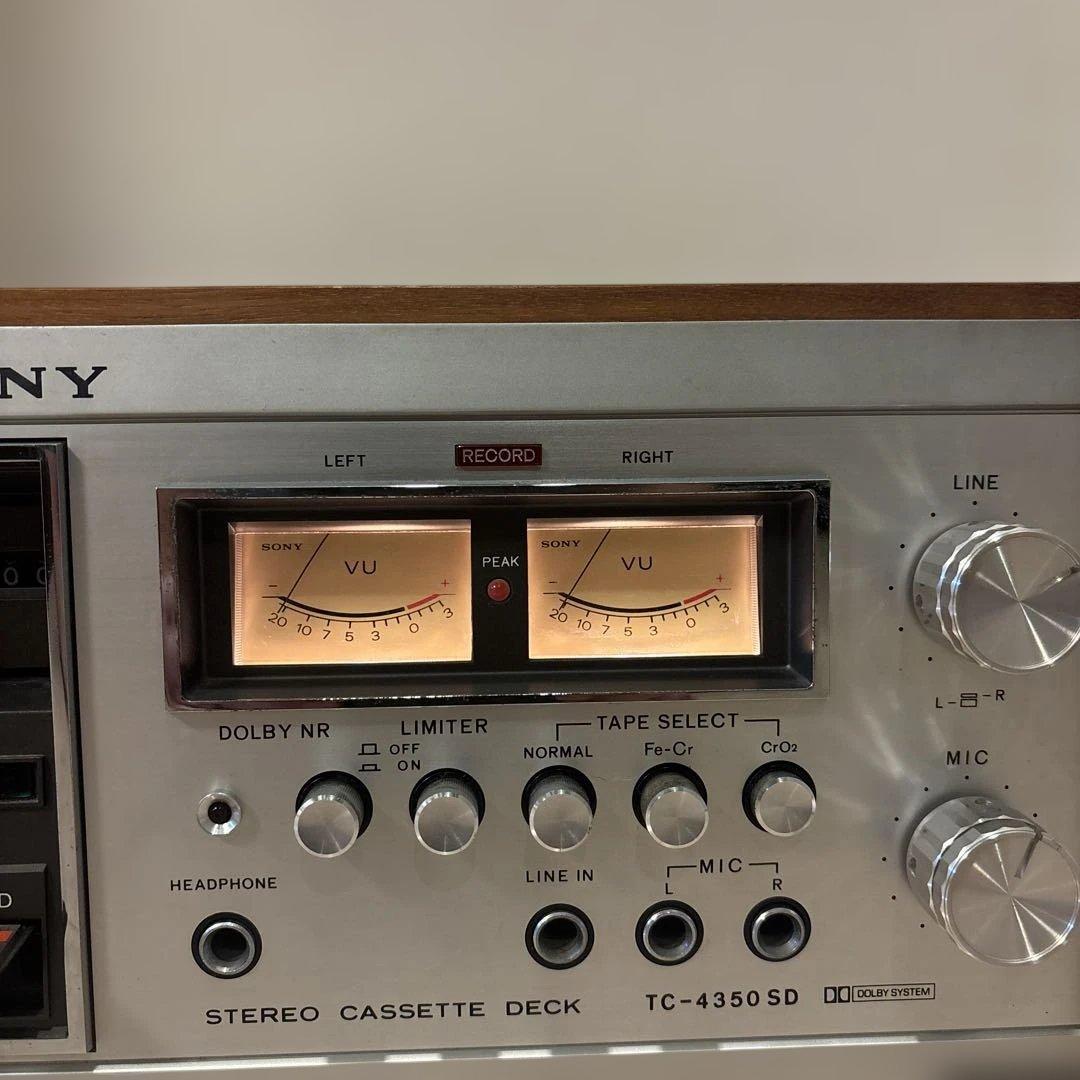 ラジオ・コンポ SONY TC-4350SD STEREO CASSETTE DECK