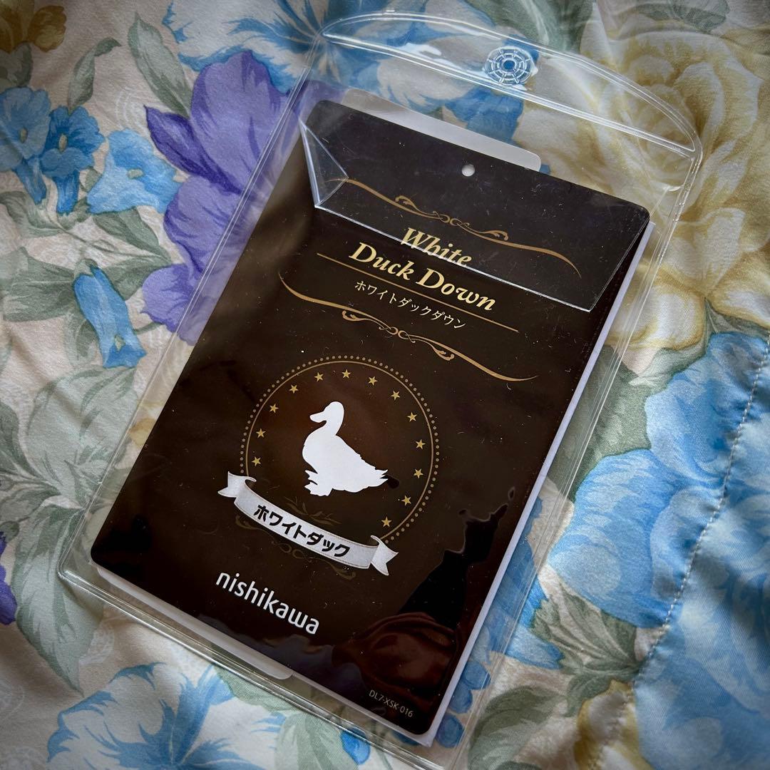 西川 羽毛掛けふとん シングル(約1500×2100mm)・ピンク