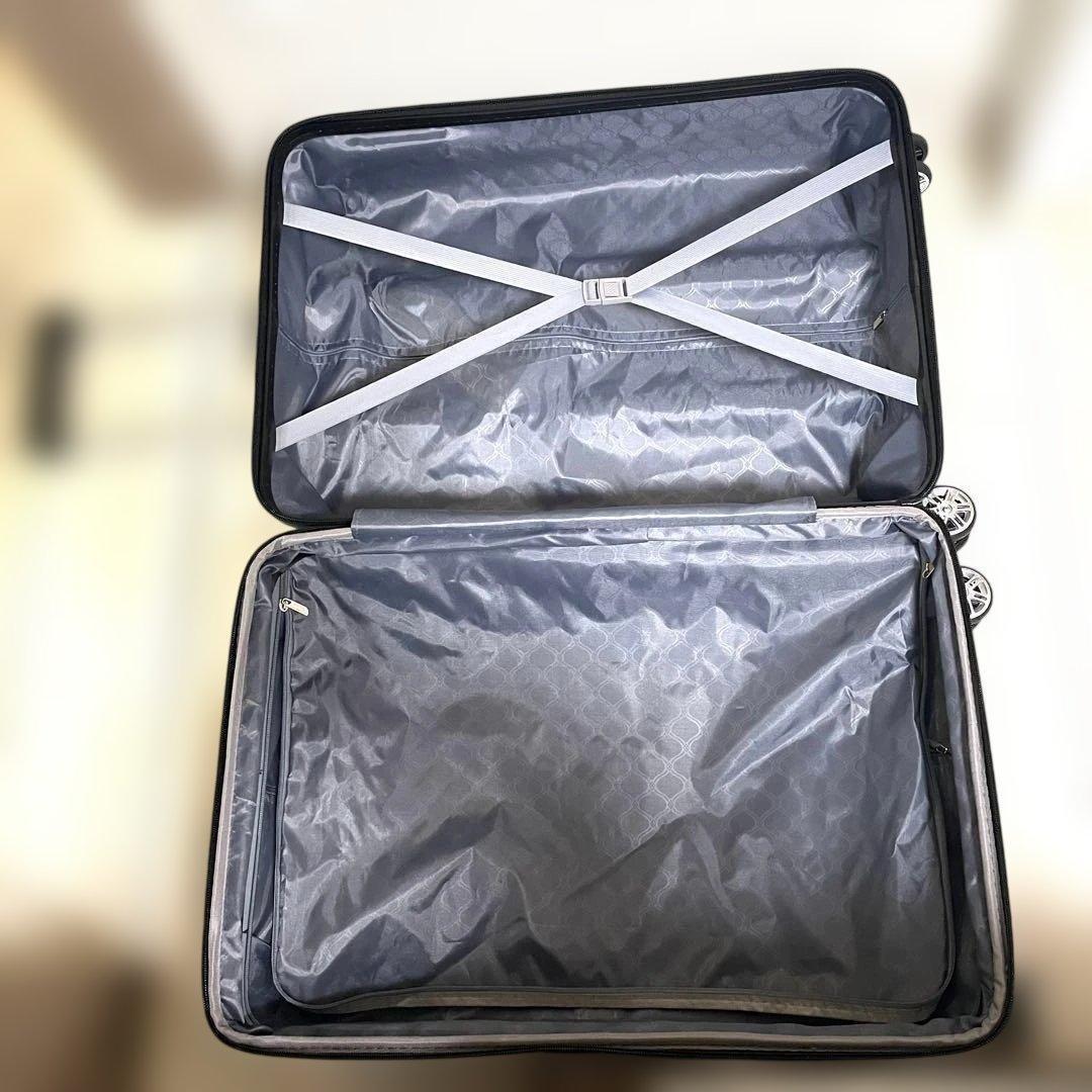 キャリーケース　24インチ　スーツケース　① ブラック　黒　四輪キャスター