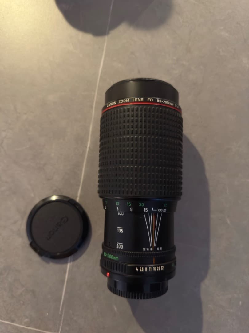 Canon FD 80-200mm F/4 L ズームレンズ