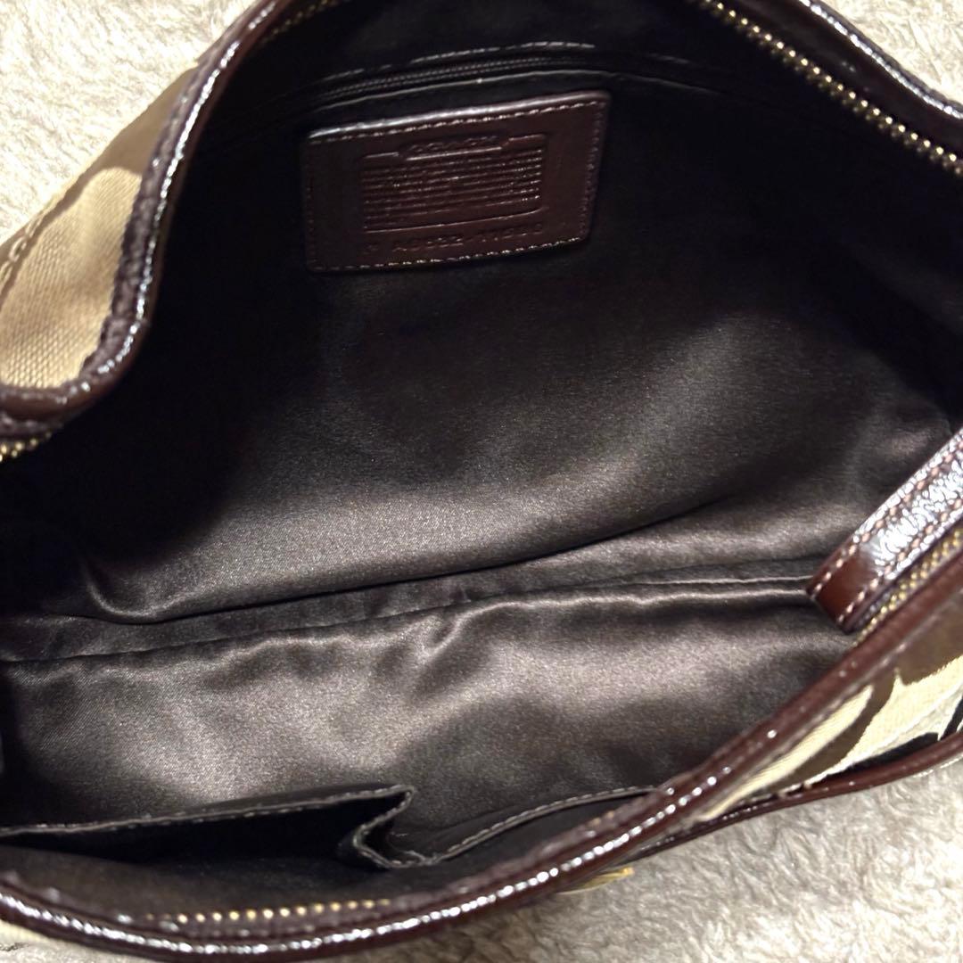 COACH コーチ　ワンショルダー　ショルダーバッグ　シグネチャー キャンバス