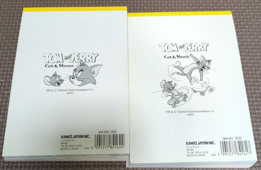 平成レトロ　メモ帳　トムとジェリー　トムジェリ　2冊セット