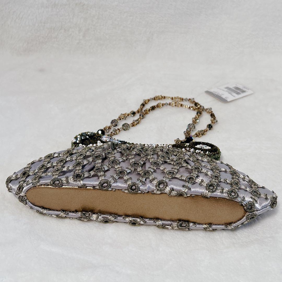 希少 新品タグ付き bagteria バグテリア ビーズ刺繍バッグ Y2K