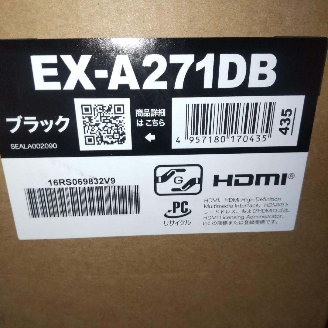 《新品》IO- DATA 27型ワイド 液晶ディスプレイ EX-A271DB 黒