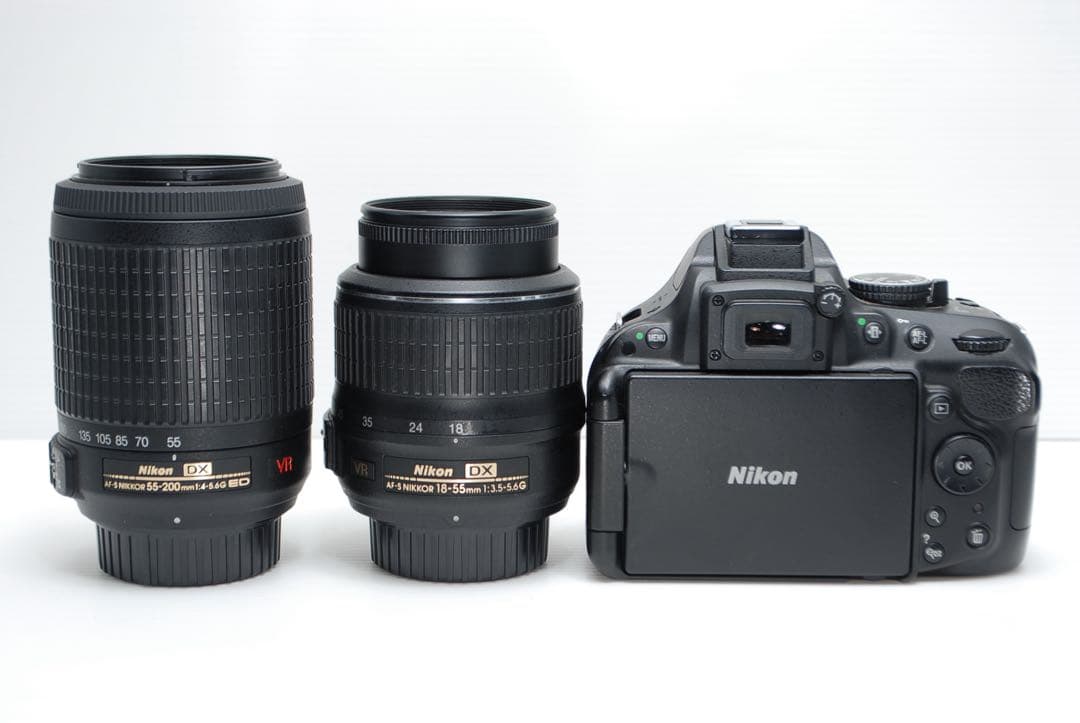 ❤️スマホ転送OK❤️Nikon D5200 軽量で持ち運びが楽 美品 高画質