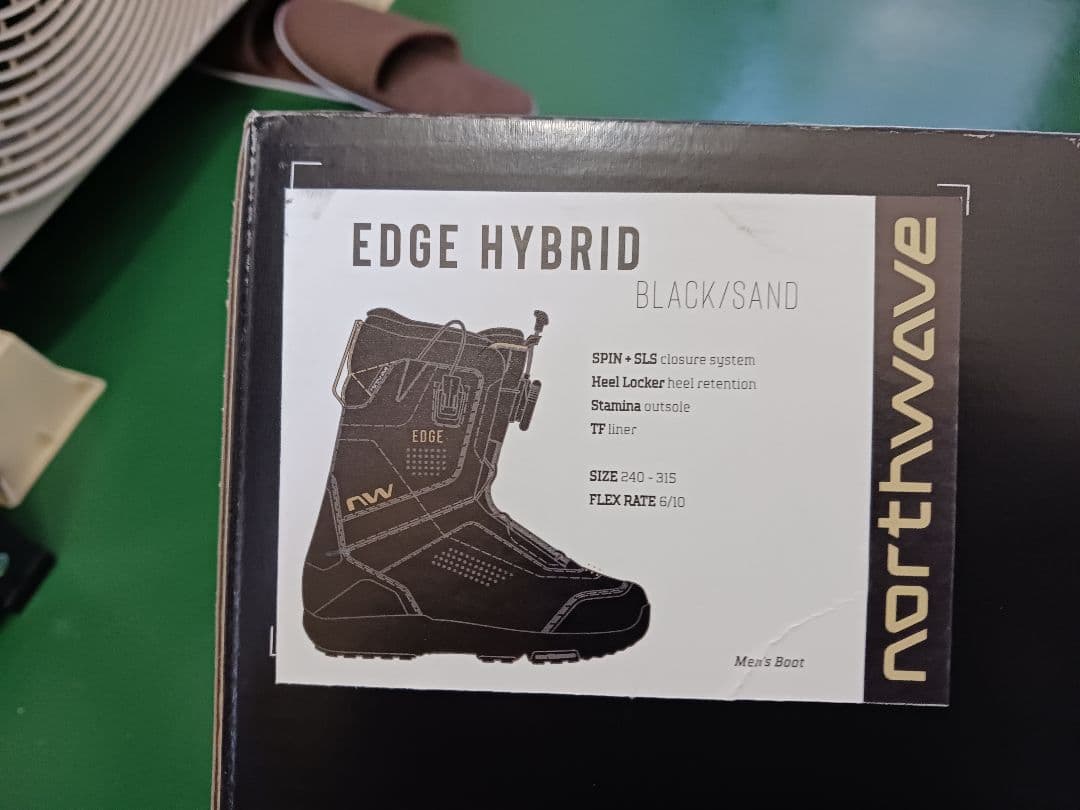 美品　24-25 ノースウェーブ　EDGE HYBRID 27cm グラトリ