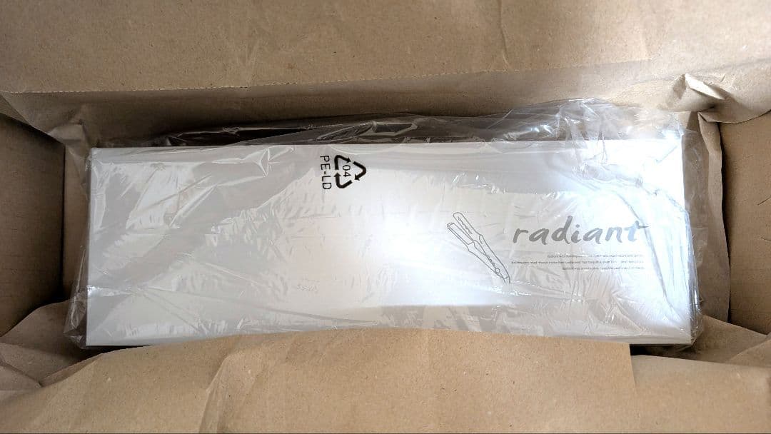 【納品書付】ラディアント　シルクプロヘアアイロン 28mm　LM125-R