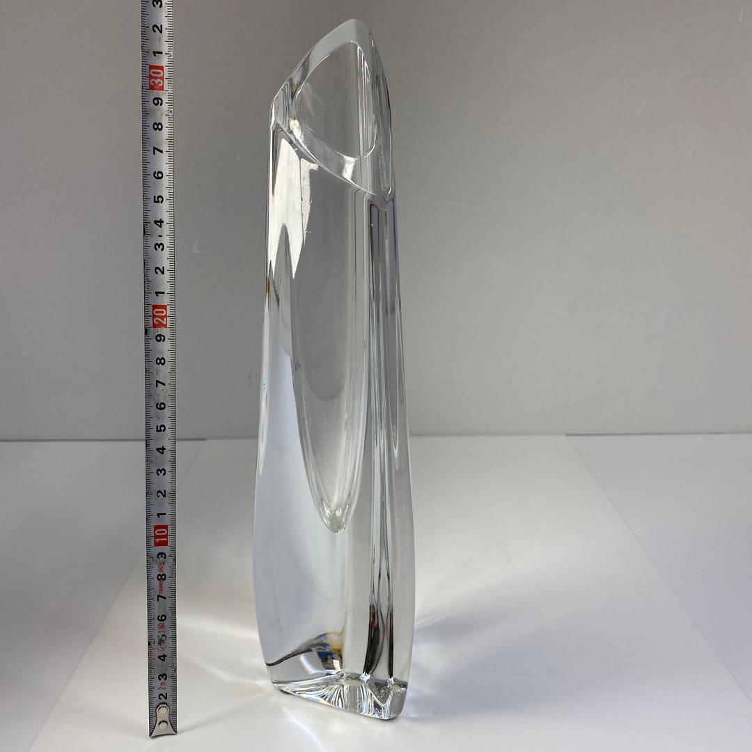 専用　☆洋3バカラ　フラワーベース　高さ32.8㎝　タエサ　東Y6-1120①