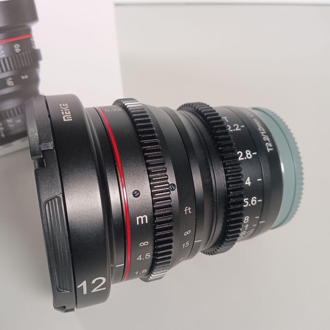 値下げ【1回使用のみ 超美品】 MEIKE 12mm T/2.2 シネマレンズ