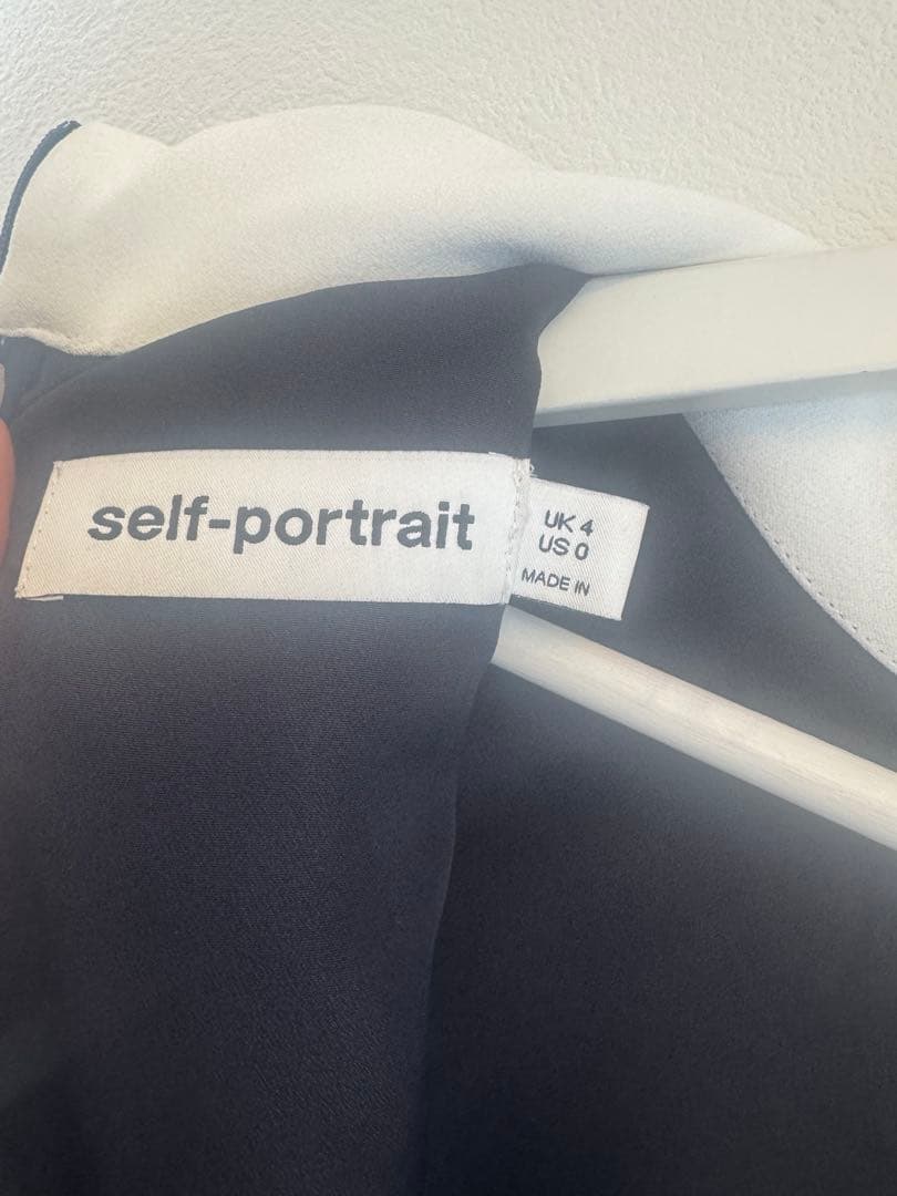 セルフポートレイト　切り替えワンピース