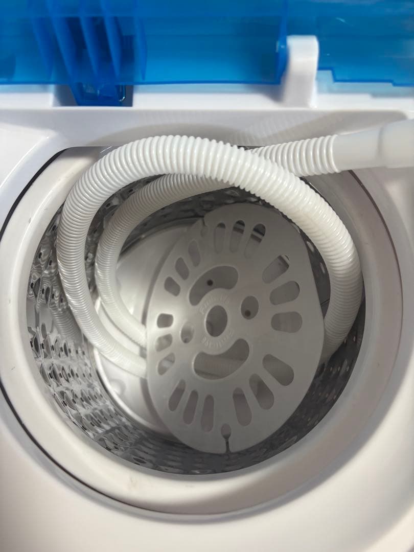 二槽式洗濯機 本体 ホワイト/ブルー