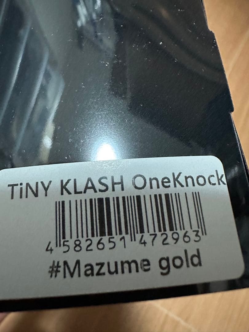 ルアー・フライ DRT TiNY KLASH OneKnock Mazume gold