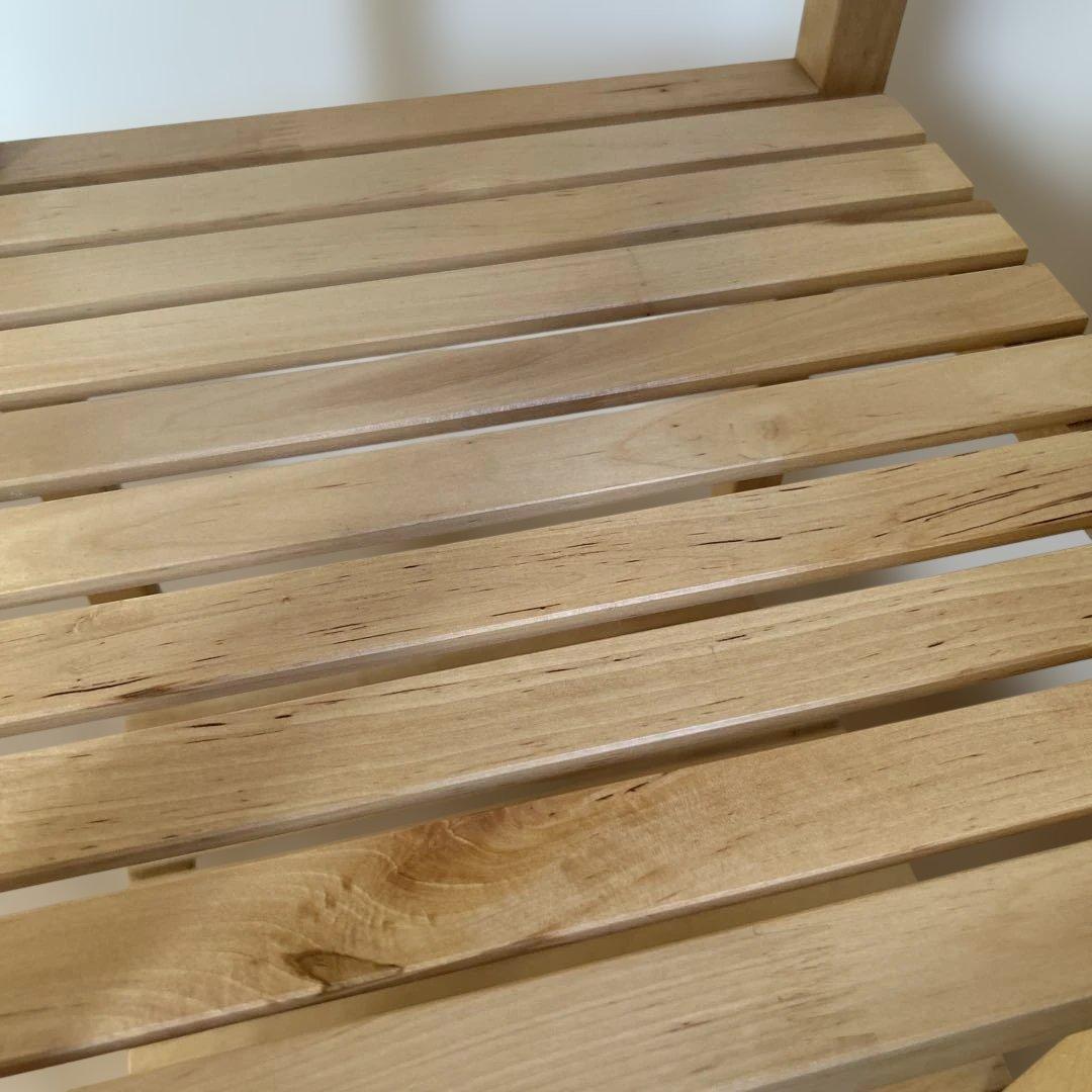 イケア IKEAモルゲル 木製棚