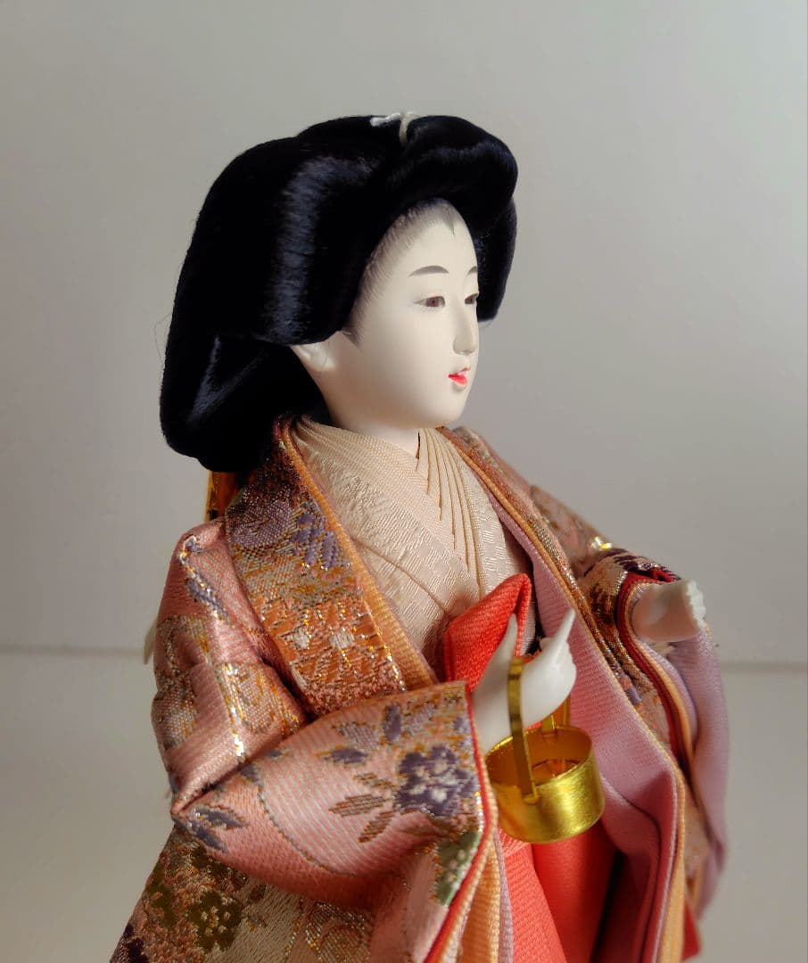 雛人形『三人官女』日本人形　美品　高さ約26cm