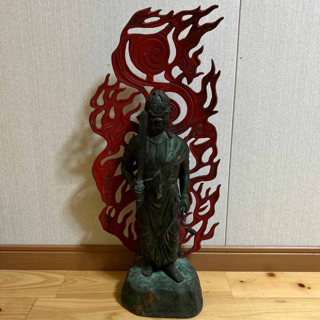 不動明王 仏像 インテリア 置物 縁起物 骨董品 大仏 工芸品 古美術