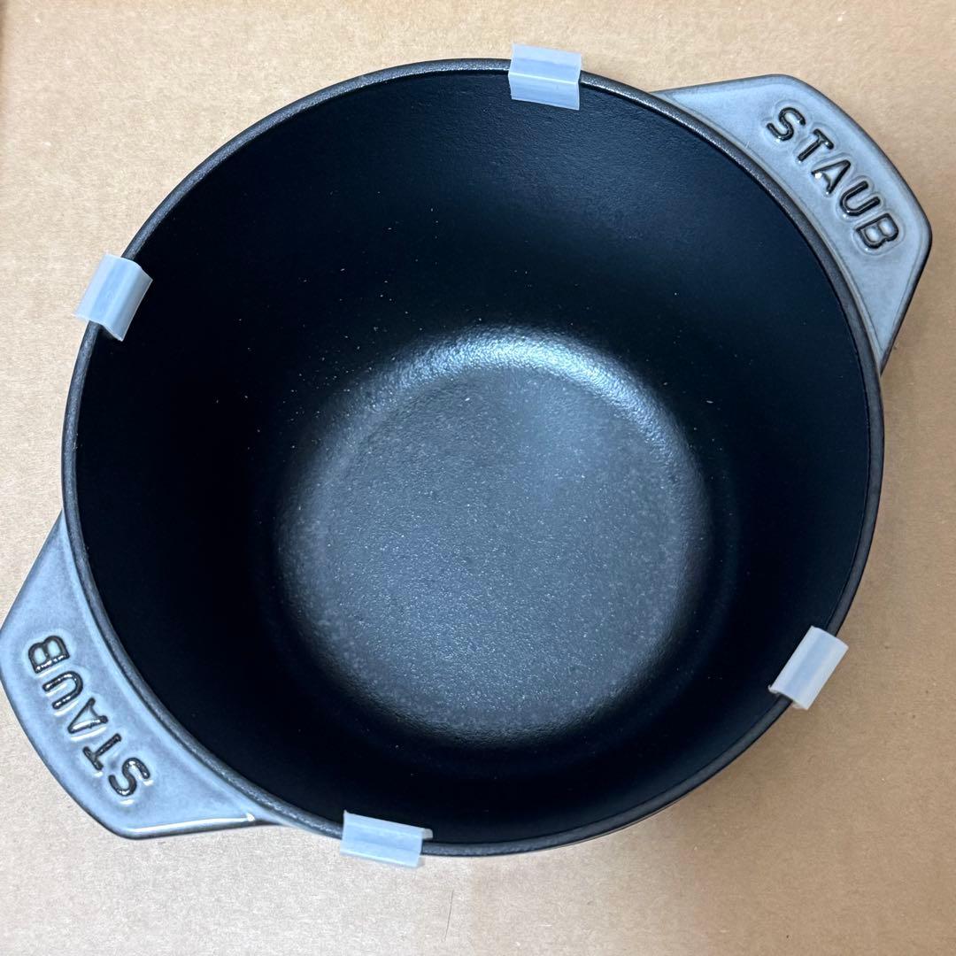 ストウブ ラココットデゴハン M グレー 新品未使用
