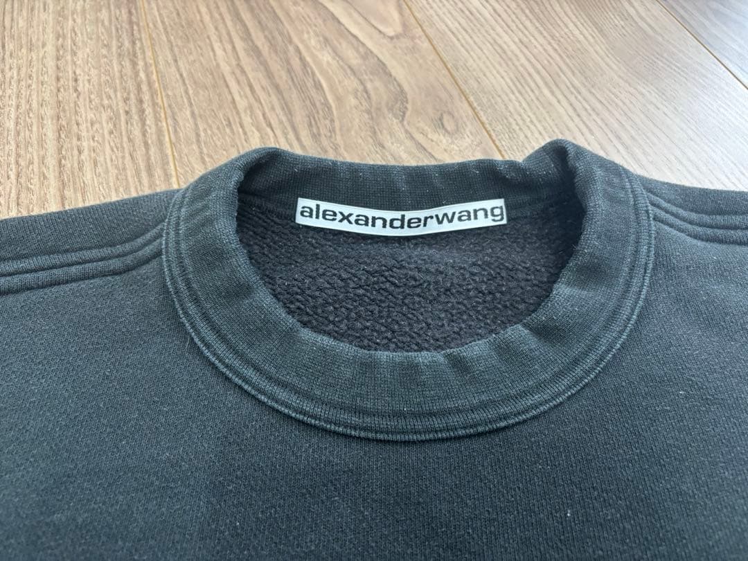 アレキサンダーワン セットアップ ロゴ スウェット ブラック XS