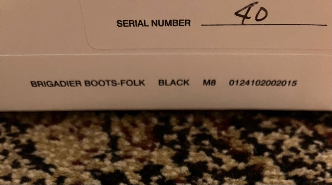 靴 VISVIM BRIGADIER BOOTS-FOLK 26cm