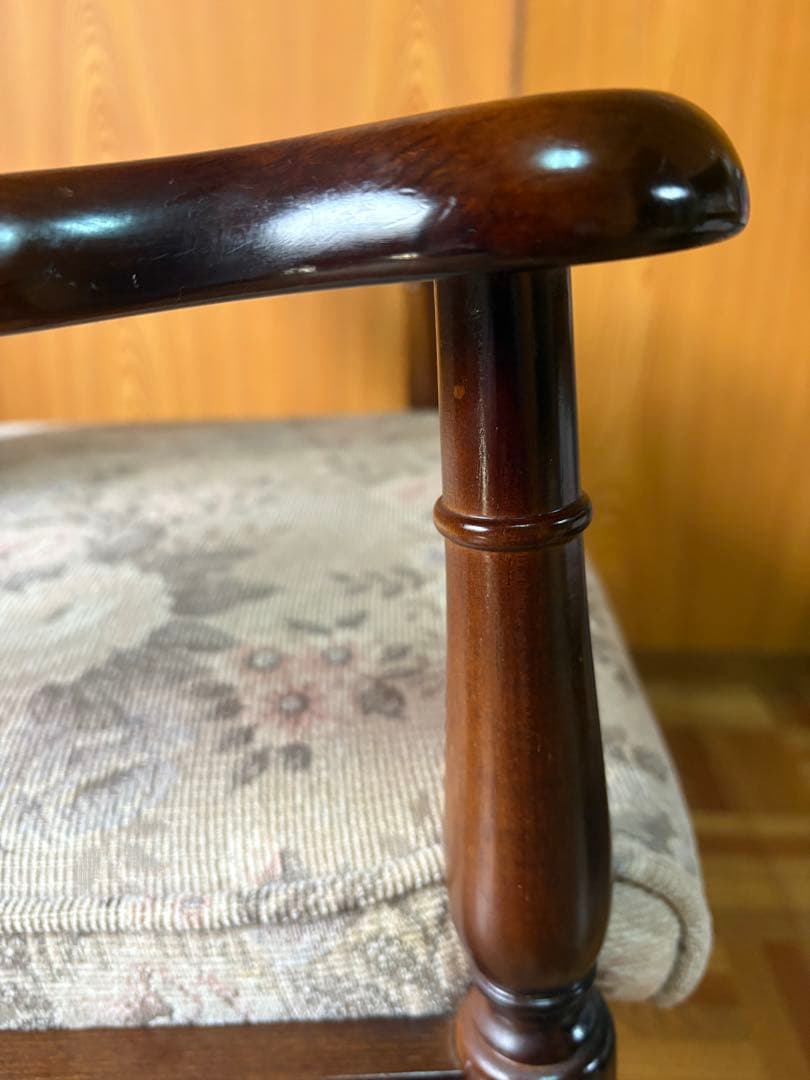 カリモク karimoku コロニアル アームチェア 花柄 椅子