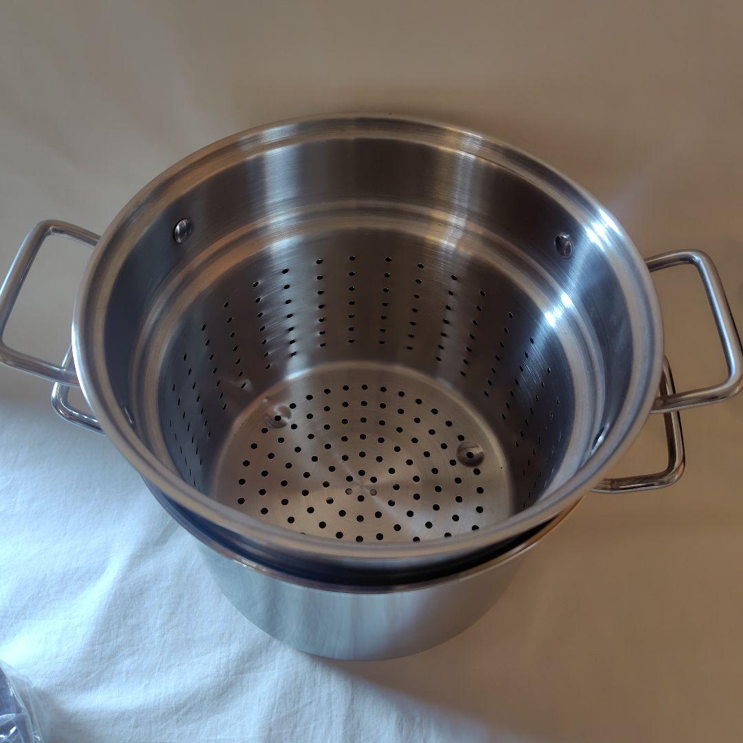Professional Lnt Cookware ステンレス スチーマー 鍋