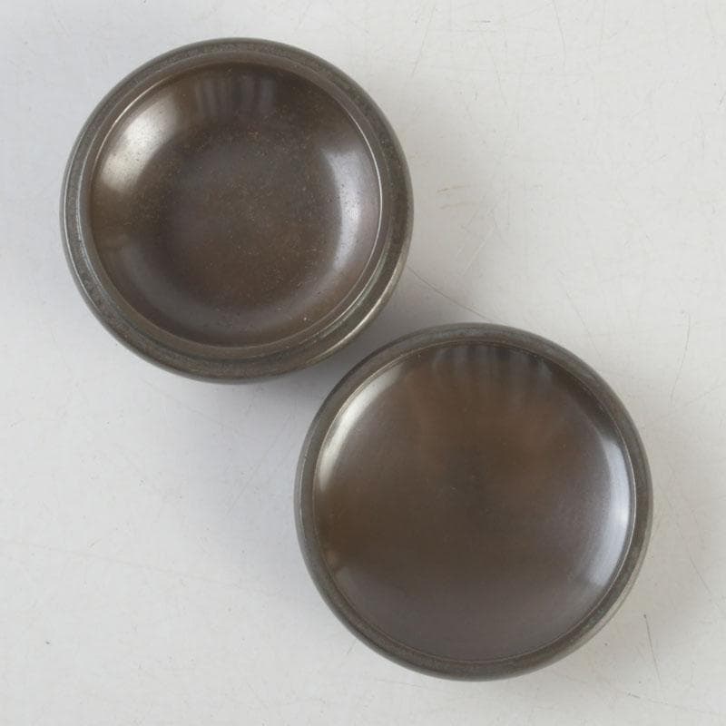 茶道具　真燁作　朧銀　かぶら香合　共箱　V　9262