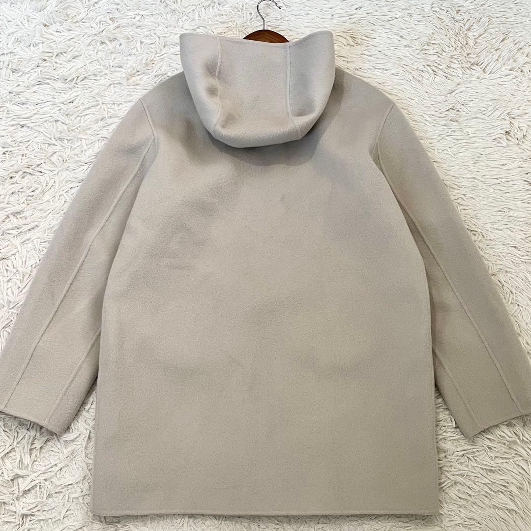 ✨美品✨セオリー　23AW ダブルフェイスウールコート　カシミヤ混　グレー