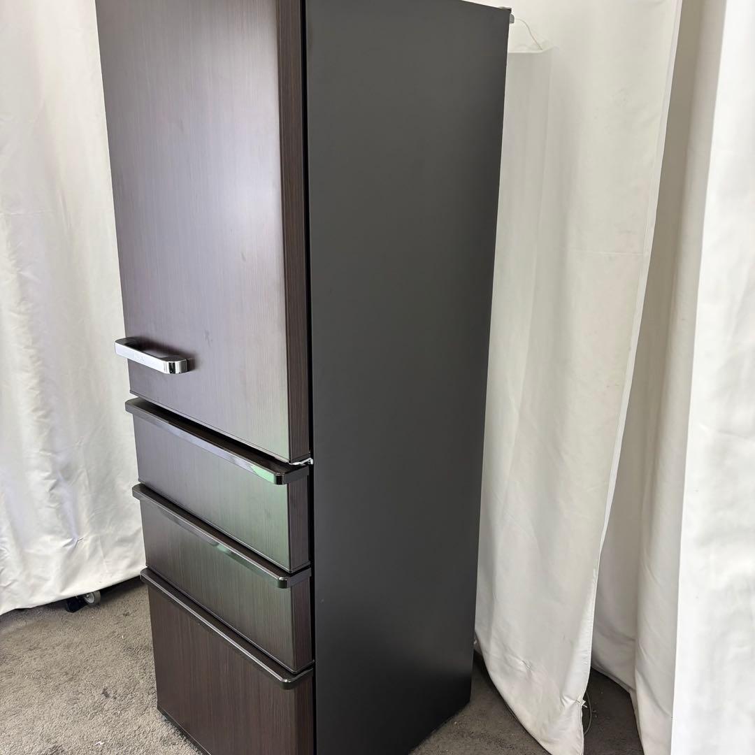 551⭕️未使用展示品　冷蔵庫　AQUA　大型　375㍑　木目調　綺麗　設置無料