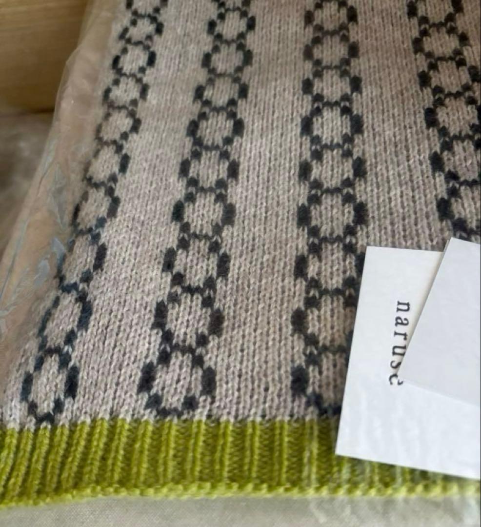 【新品】atelier naruse アトリエナルセ　ニットカウル　マフラー