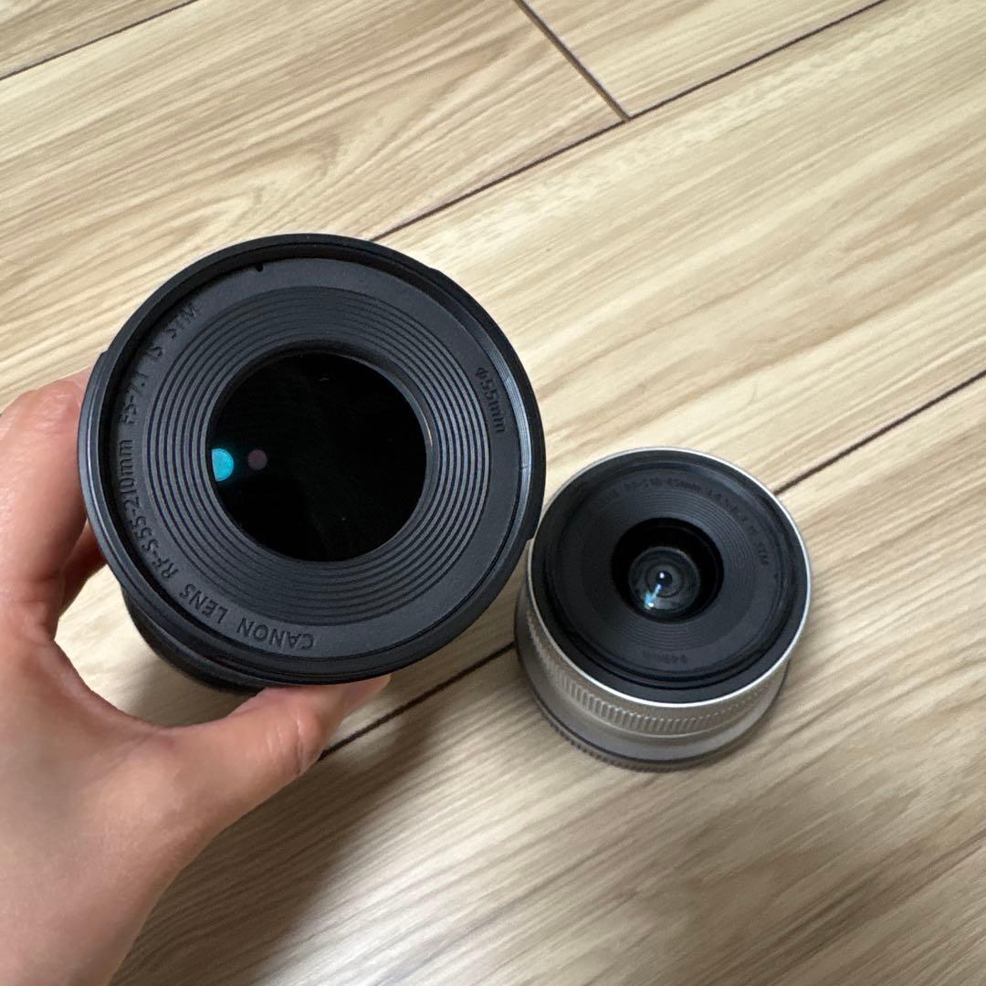 Canon EOS R50 ミラーレスカメラ ダブルズームレンズセット ホワイト